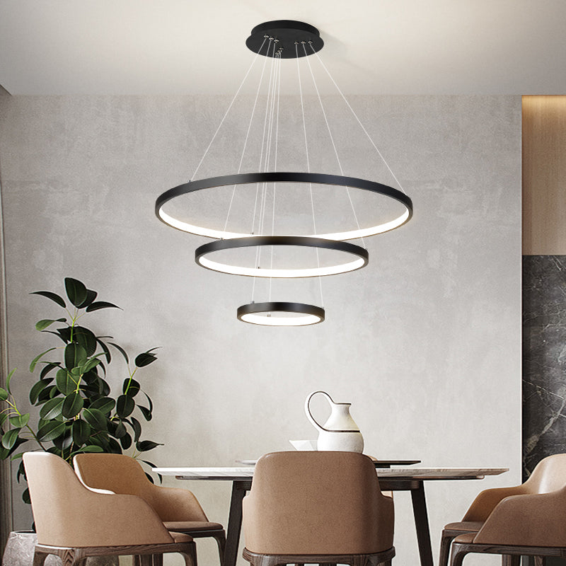 Lux Modern Circular Chandelier
