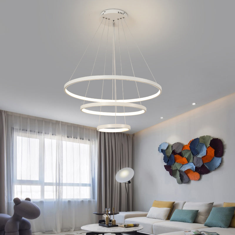Lux Modern Circular Chandelier